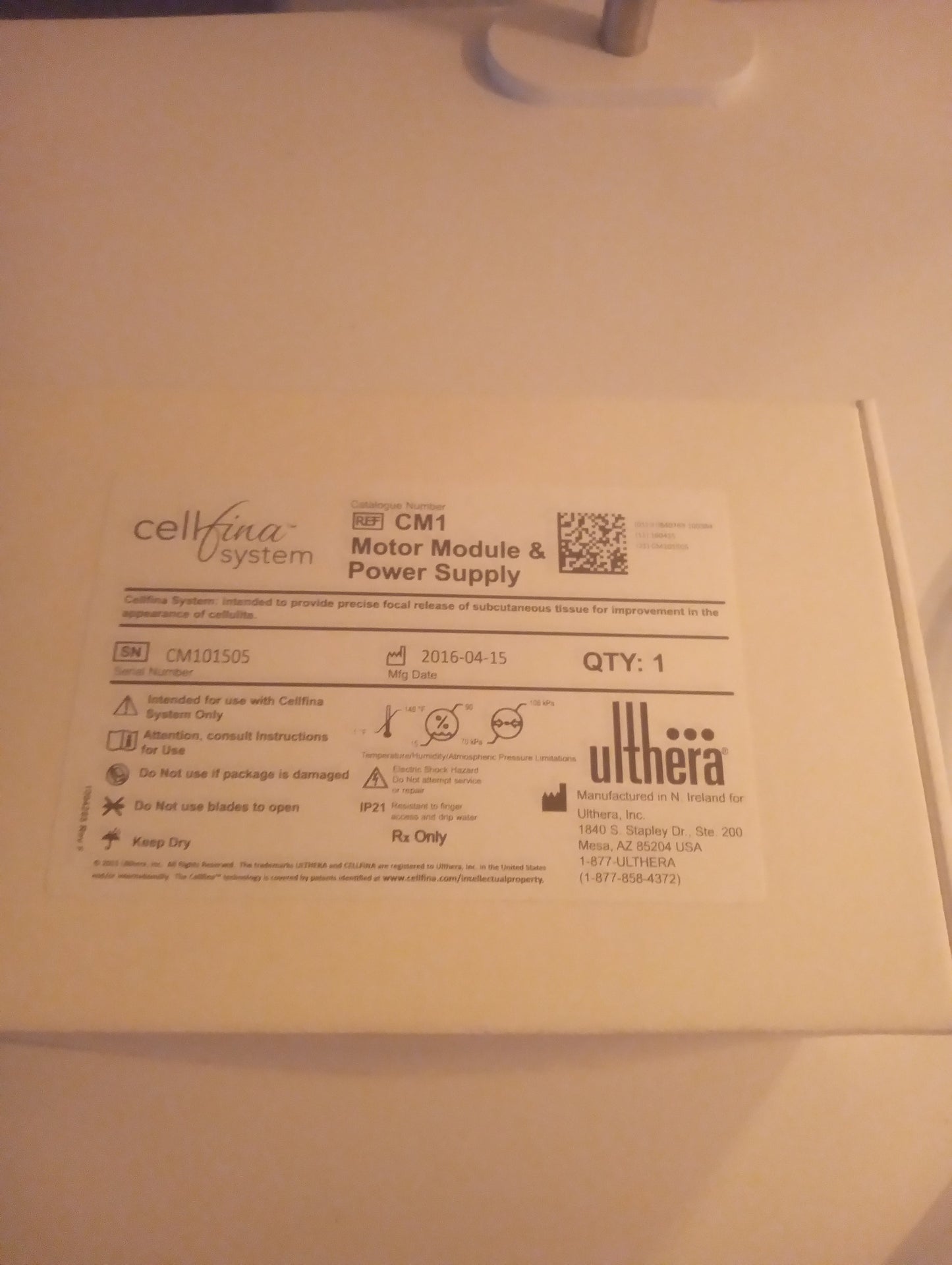 Cellfina System (2017 - NEVER USED)