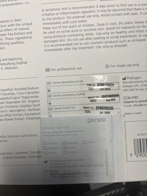 GeneoX Consumables